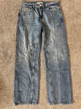 Classic Blue Women’s Wide-Leg Jeans